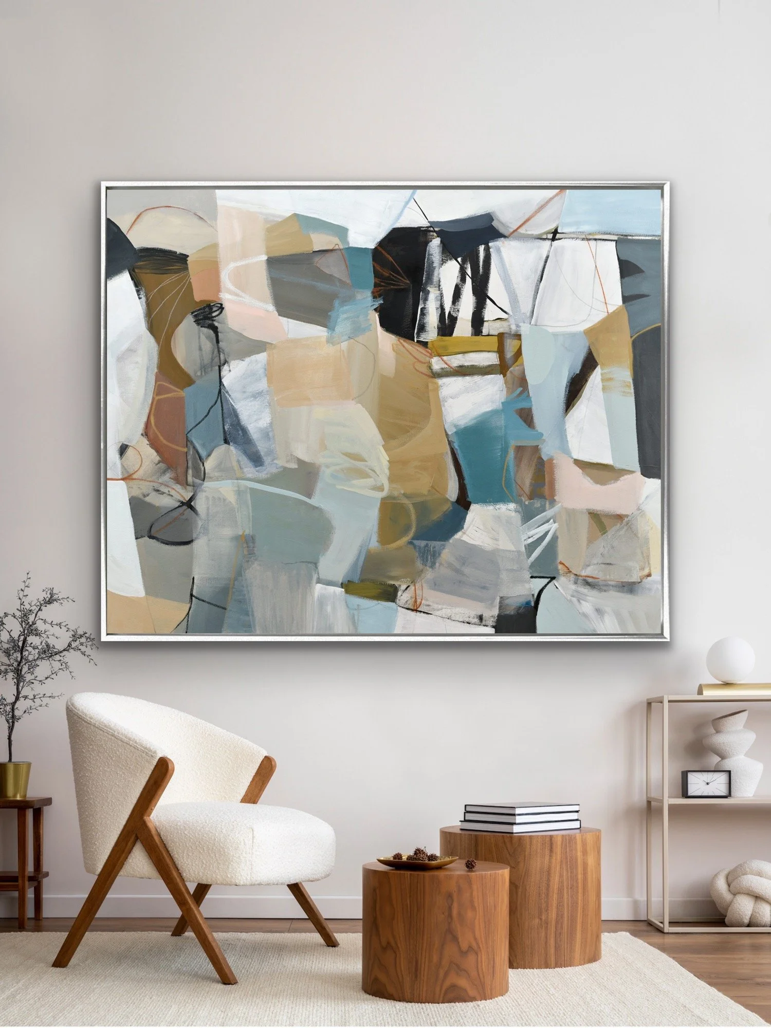 Orange Line No. 2 — CAT TESLA FINE ART